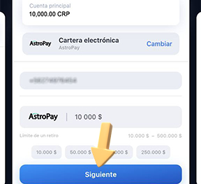 Especifique los detalles