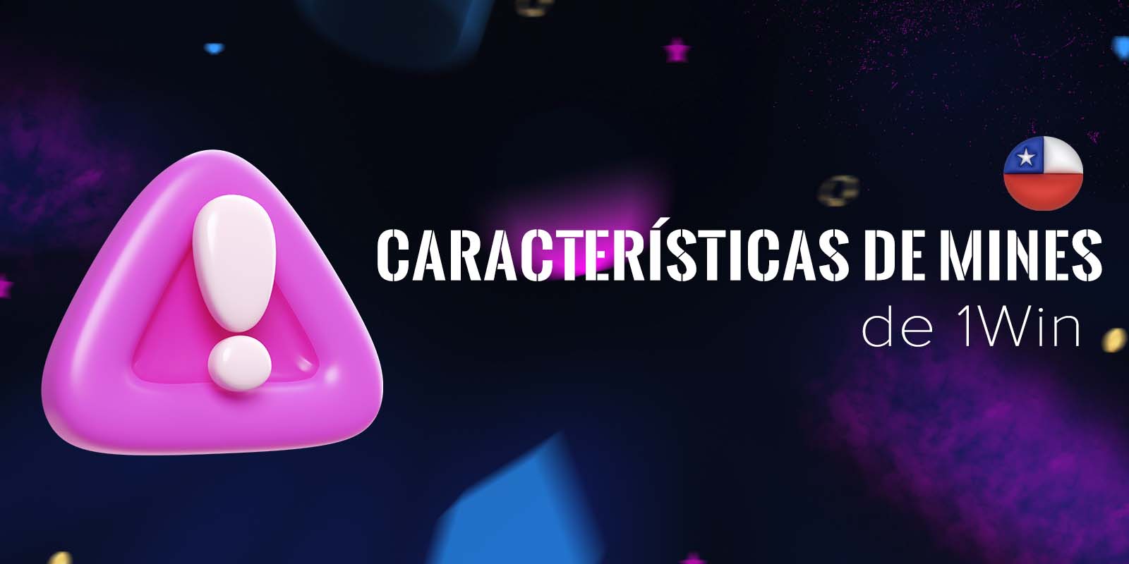 Características principales del juego 1Win Mines para ganar.